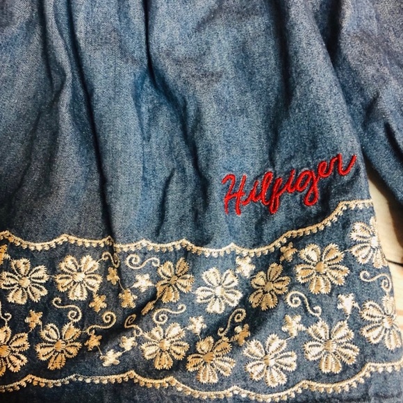 ❌SOLD❌Tommy Hilfiger Floral Embroidery Dress w/ Bottoms - Picture 2 of 6
